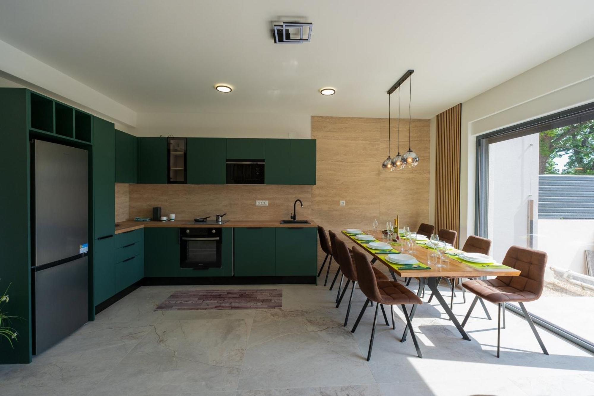 Three-Bedroom Premium Holiday Home Atmosfera With Private Pool&Sauna Vodice Exterior foto