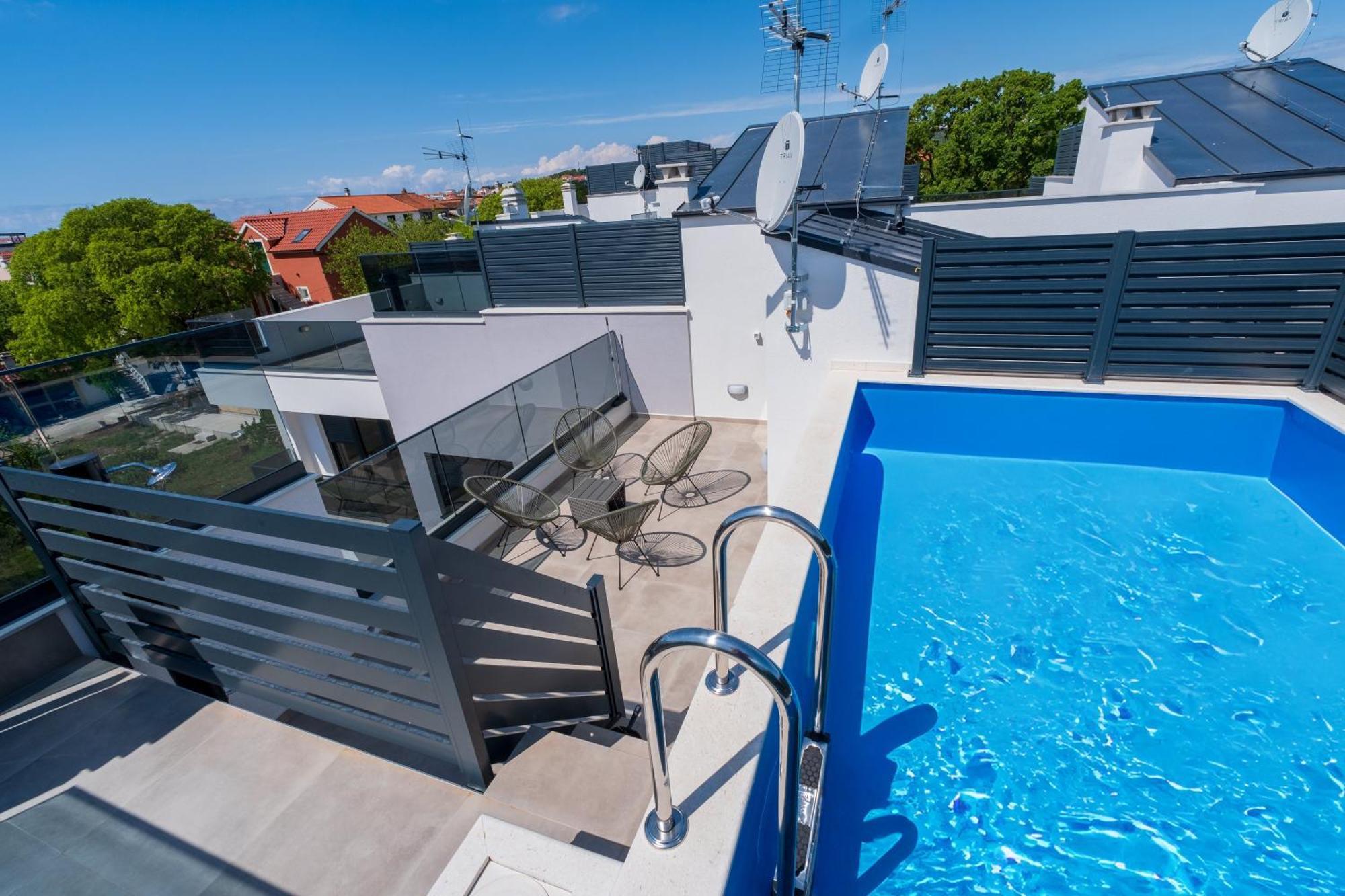 Three-Bedroom Premium Holiday Home Atmosfera With Private Pool&Sauna Vodice Exterior foto