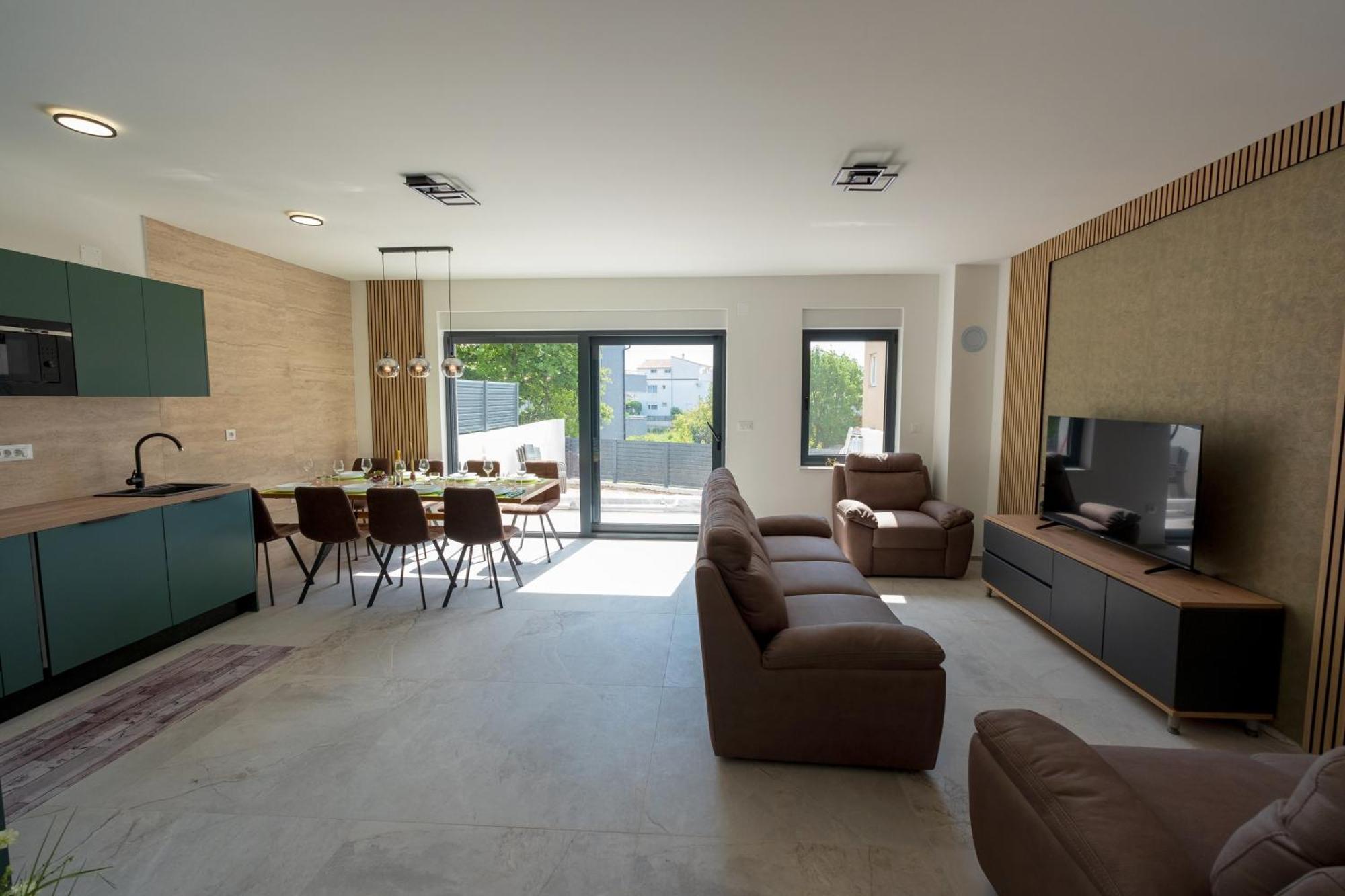 Three-Bedroom Premium Holiday Home Atmosfera With Private Pool&Sauna Vodice Exterior foto